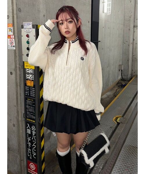 EVRIS（エヴリス）の「バルーンミニスカート（スカート・レディース・グレー/ブラック・MEDIUM/SMALL）」の22枚目の写真