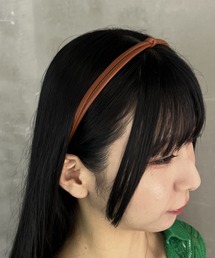 ｔｏｌｅｎｅ（トレネ）の「フェイクレザー 結び目 2連カチューシャ（カチューシャ）」