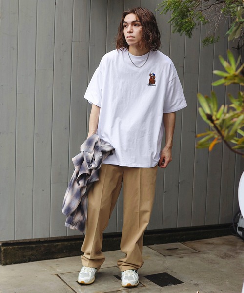 SPINNS（スピンズ）の「【ユニセックスで着用可能】コットンチノパンツ/ストレート（チノパンツ・メンズ・ベージュ/ブラック・L/M）」の18枚目の写真