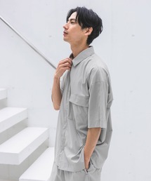 【HEREIAM MEN】撥水/ストレッチタスランシャツ
