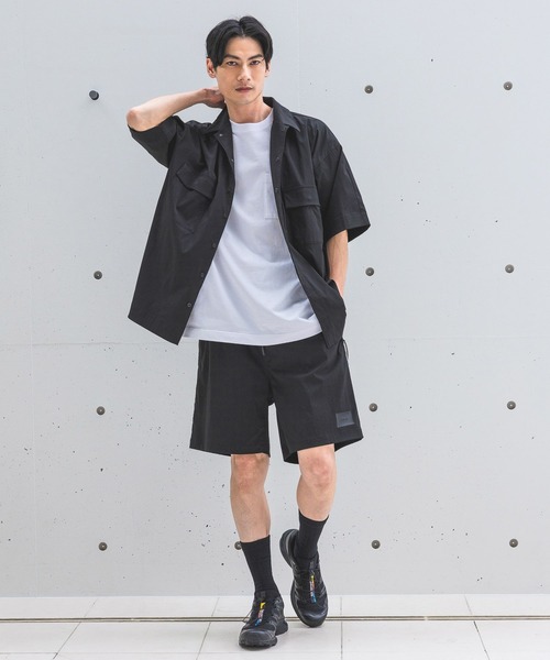HEREIAM(ヘレイアム)の「【HEREIAM MEN】撥水/ストレッチタスランシャツ(シャツ/ブラウス・メンズ・ブラック/ライトグレー・MEDIUM/LARGE)」の3枚目の写真