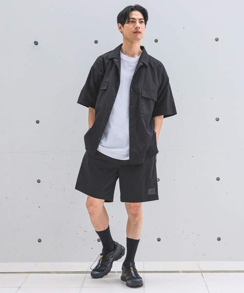 HEREIAM(ヘレイアム)の「【HEREIAM MEN】撥水/ストレッチタスランシャツ(シャツ/ブラウス・メンズ・ブラック/ライトグレー・MEDIUM/LARGE)」の4枚目の写真