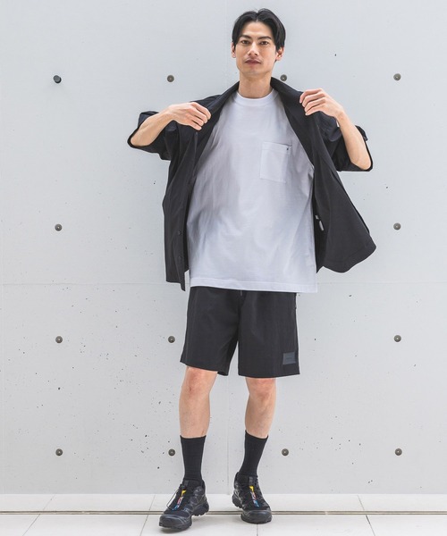 HEREIAM(ヘレイアム)の「【HEREIAM MEN】撥水/ストレッチタスランシャツ(シャツ/ブラウス・メンズ・ブラック/ライトグレー・MEDIUM/LARGE)」の5枚目の写真