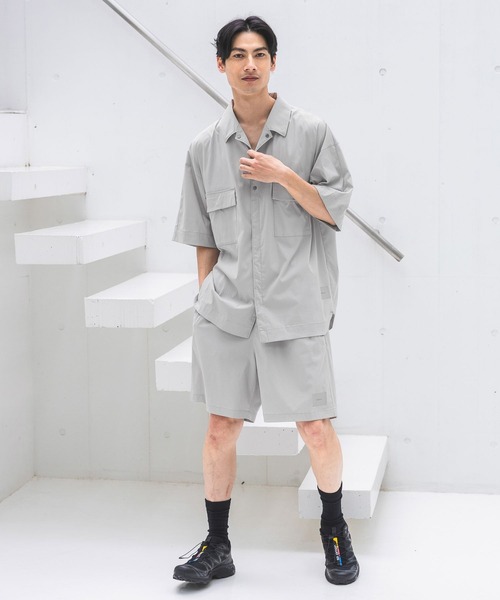 HEREIAM(ヘレイアム)の「【HEREIAM MEN】撥水/ストレッチタスランシャツ(シャツ/ブラウス・メンズ・ブラック/ライトグレー・MEDIUM/LARGE)」の10枚目の写真