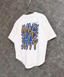 THE CASUAL | オーバーサイズ　バックプリント　ヘム　Tシャツ(Tシャツ/カットソー)