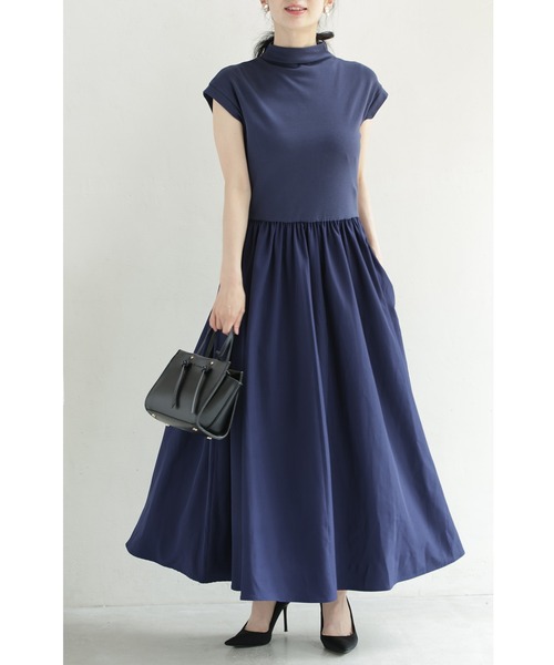 cawaii(カワイイ)の「考えなくていい! 一軍ワンピ(ワンピース・レディース・グレー/ブラック/ネイビー・FREE/M/L/XL)」の3枚目の写真