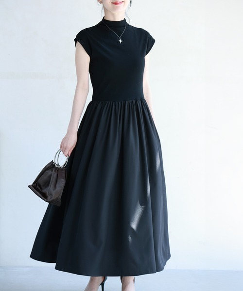 cawaii(カワイイ)の「考えなくていい! 一軍ワンピ(ワンピース・レディース・グレー/ブラック/ネイビー・FREE/M/L/XL)」の2枚目の写真