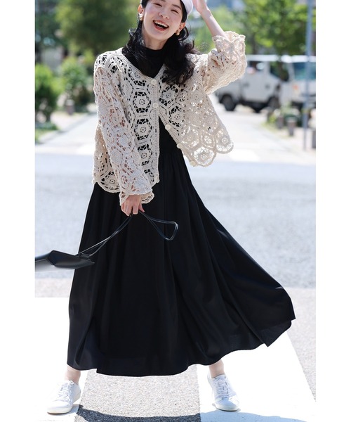 cawaii(カワイイ)の「考えなくていい! 一軍ワンピ(ワンピース・レディース・グレー/ブラック/ネイビー・FREE/M/L/XL)」の18枚目の写真