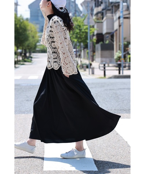 cawaii(カワイイ)の「考えなくていい! 一軍ワンピ(ワンピース・レディース・グレー/ブラック/ネイビー・FREE/M/L/XL)」の4枚目の写真