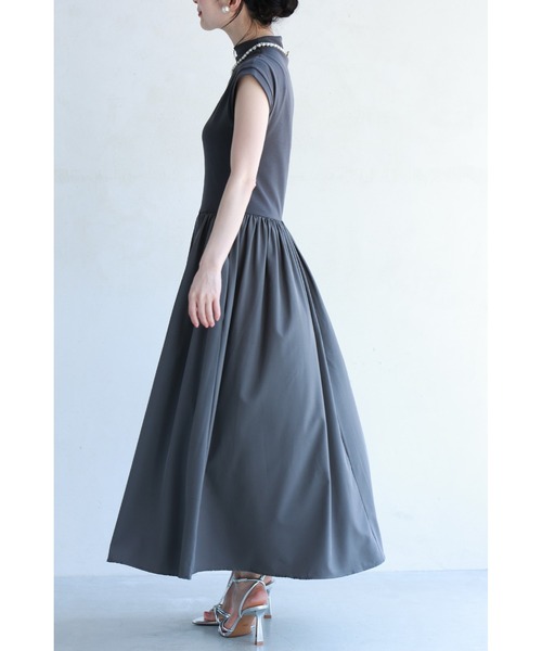 cawaii(カワイイ)の「考えなくていい! 一軍ワンピ(ワンピース・レディース・グレー/ブラック/ネイビー・FREE/M/L/XL)」の9枚目の写真