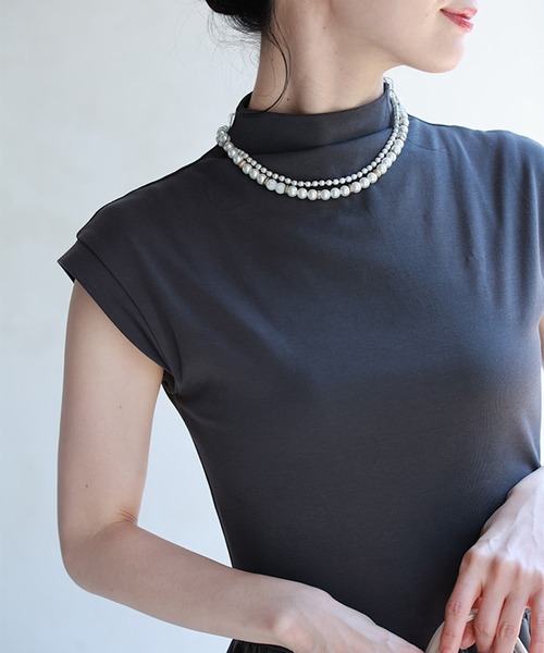 cawaii(カワイイ)の「考えなくていい! 一軍ワンピ(ワンピース・レディース・グレー/ブラック/ネイビー・FREE/M/L/XL)」の10枚目の写真