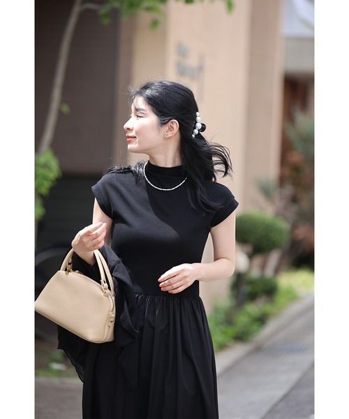 cawaii(カワイイ)の「5秒で決まる服選びワンピース(ワンピース・レディース・グレー/ブラック/ネイビー・FREE/M/L/XL)」の19枚目の写真