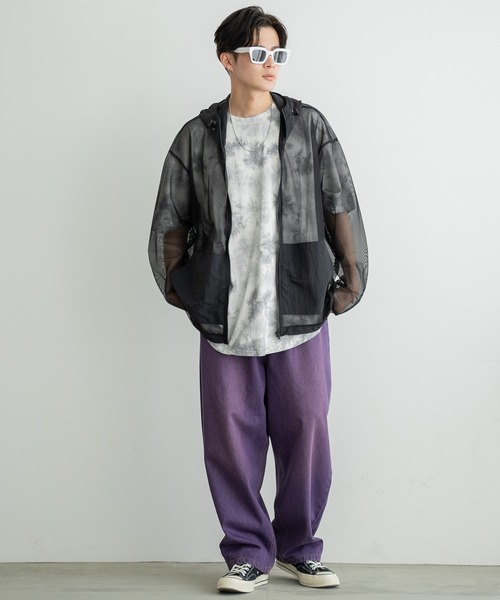 improves（インプローブス）の「タイダイ オーバーサイズ 半袖Tシャツ（Tシャツ/カットソー・メンズ・グレー/ネイビー/パープル/ブラック・MEDIUM/X-LARGE/LARGE）」の20枚目の写真