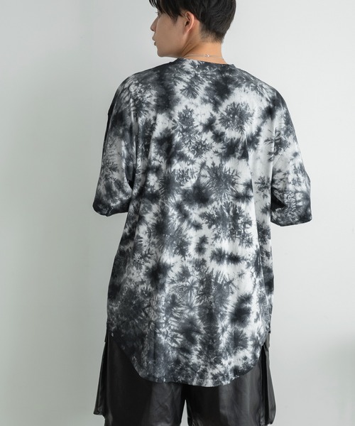 improves（インプローブス）の「タイダイ オーバーサイズ 半袖Tシャツ（Tシャツ/カットソー・メンズ・グレー/ネイビー/パープル/ブラック・MEDIUM/X-LARGE/LARGE）」の15枚目の写真