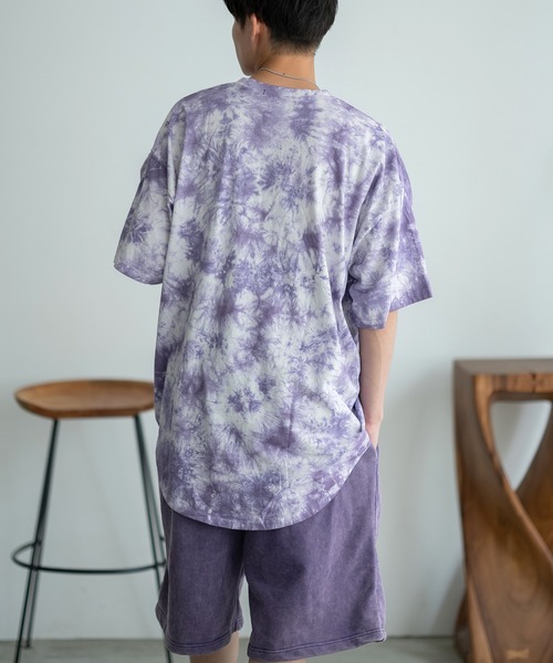 improves（インプローブス）の「タイダイ オーバーサイズ 半袖Tシャツ（Tシャツ/カットソー・メンズ・グレー/ネイビー/パープル/ブラック・MEDIUM/X-LARGE/LARGE）」の13枚目の写真