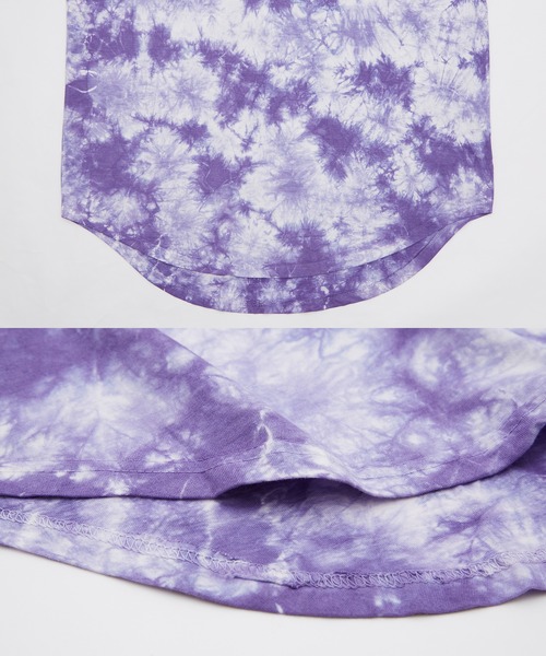 improves（インプローブス）の「タイダイ オーバーサイズ 半袖Tシャツ（Tシャツ/カットソー・メンズ・グレー/ネイビー/パープル/ブラック・MEDIUM/X-LARGE/LARGE）」の7枚目の写真