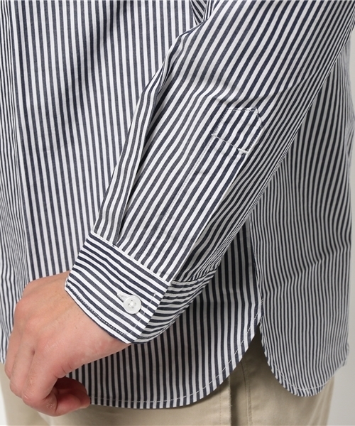 OUTLET（アウトレット）の「【CIAOPANIC TYPY】ブロードバンドカラーシャツ（シャツ/ブラウス・メンズ・ブルー/ベージュ/ネイビー/サンドベージュ・MEDIUM/LARGE）」の12枚目の写真