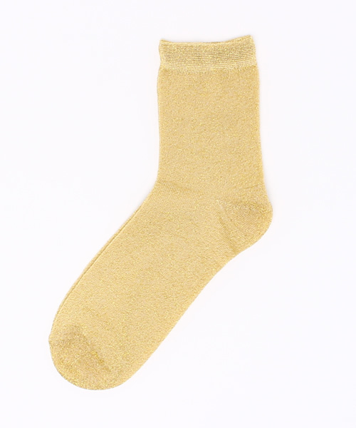 WEGO（ウィゴー）の「WEGO/ラメソックス（ソックス/靴下・レディース・シルバー/ゴールド・FREE）」の2枚目の写真