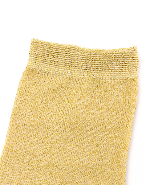 WEGO（ウィゴー）の「WEGO/ラメソックス（ソックス/靴下・レディース・シルバー/ゴールド・FREE）」の4枚目の写真