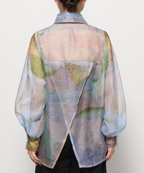 HARE バックスリットシアーシャツ HARE（ハレ）の「【Fashionart Mag LADIES】バックスリット