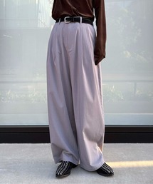 1chaku. | ストライプワイドスラックス(スラックス)