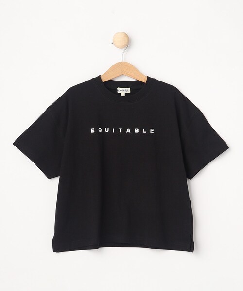 SHOO・LA・RUE(シューラルー)の「◆【110-140cm/リンク】BIGシルエット プリントTシャツ(Tシャツ/カットソー・キッズ・ベージュ系その他4/オレンジ系その他5/ブラック系6/ホワイト系その他6・11/12/13/14)」の1枚目の写真
