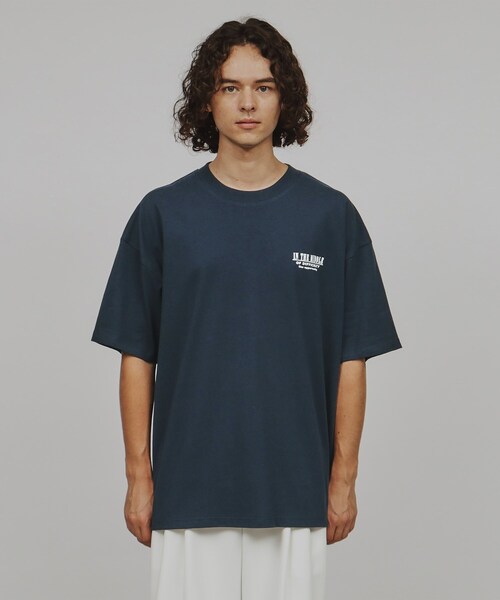 tk.TAKEO KIKUCHI(ティーケータケオキクチ)の「◆モチーフバックプリントTシャツ(Tシャツ/カットソー・メンズ・ホワイト/グレー/ブルー系その他・03/02/04)」の4枚目の写真