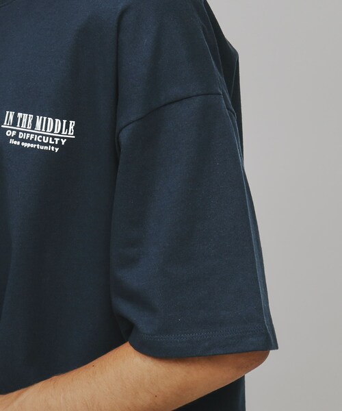 tk.TAKEO KIKUCHI(ティーケータケオキクチ)の「◆モチーフバックプリントTシャツ(Tシャツ/カットソー・メンズ・ホワイト/グレー/ブルー系その他・03/02/04)」の8枚目の写真