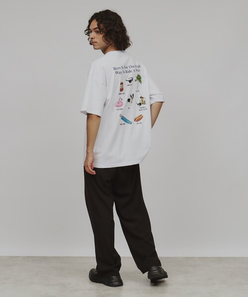 tk.TAKEO KIKUCHI(ティーケータケオキクチ)の「◆モチーフバックプリントTシャツ(Tシャツ/カットソー・メンズ・ホワイト/グレー/ブルー系その他・03/02/04)」の12枚目の写真