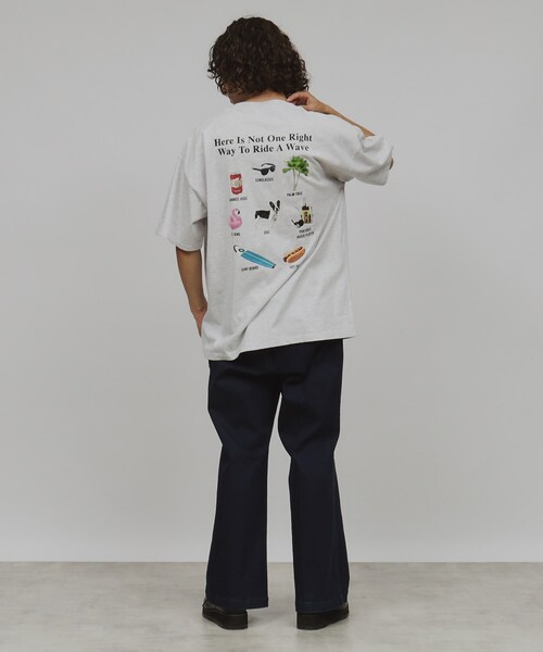 セール】モチーフバックプリントTシャツ（Tシャツ/カットソー