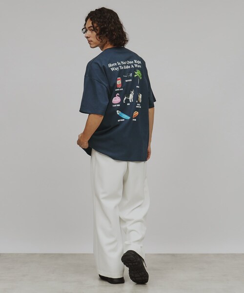 tk.TAKEO KIKUCHI(ティーケータケオキクチ)の「◆モチーフバックプリントTシャツ(Tシャツ/カットソー・メンズ・ホワイト/グレー/ブルー系その他・03/02/04)」の22枚目の写真