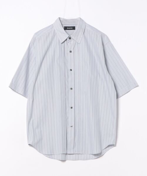 ZUCCa(ズッカ)の「T/Cストライプ / (O)(Tシャツ/カットソー・レディース・ライトブルー/ライトグレー/ネイビー・M size/XS size)」の2枚目の写真