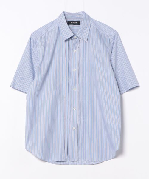 ZUCCa(ズッカ)の「T/Cストライプ / (O)(Tシャツ/カットソー・レディース・ライトブルー/ライトグレー/ネイビー・M size/XS size)」の1枚目の写真