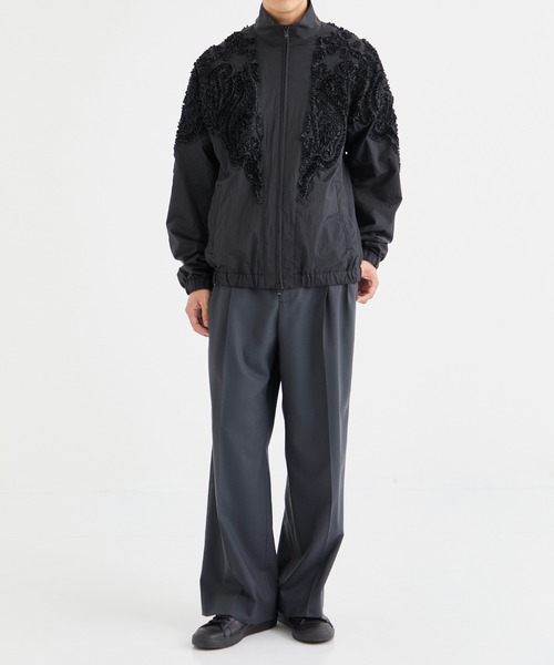 TAAKK/ターク】TAPE EMBROIDERY WIND BREAKER（ブルゾン
