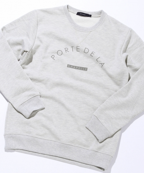 RAGEBLUE（レイジブルー）の「裏毛スウェットプリントクルー/568894（Tシャツ/カットソー・メンズ・その他1/ホワイト/キャメル/ブラック/オフホワイト/グレー・LARGE/MEDIUM/X-LARGE）」の3枚目の写真