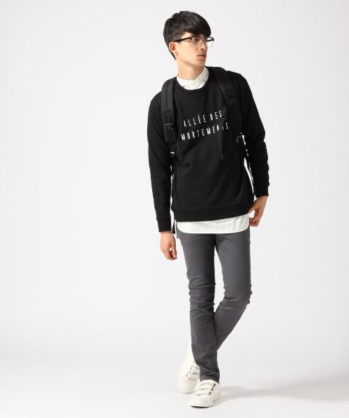 RAGEBLUE（レイジブルー）の「裏毛スウェットプリントクルー/568894（Tシャツ/カットソー・メンズ・その他1/ホワイト/キャメル/ブラック/オフホワイト/グレー・LARGE/MEDIUM/X-LARGE）」の15枚目の写真