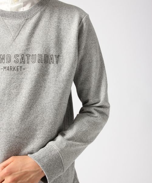 RAGEBLUE（レイジブルー）の「裏毛スウェットプリントクルー/568894（Tシャツ/カットソー・メンズ・その他1/ホワイト/キャメル/ブラック/オフホワイト/グレー・LARGE/MEDIUM/X-LARGE）」の13枚目の写真