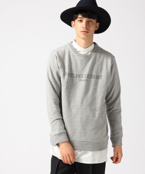 RAGEBLUE（レイジブルー）の「裏毛スウェットプリントクルー/568894（Tシャツ/カットソー・メンズ・その他1/ホワイト/キャメル/ブラック/オフホワイト/グレー・LARGE/MEDIUM/X-LARGE）」の21枚目の写真