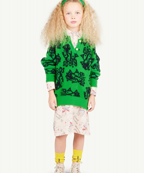 The animals observatory（ジ・アニマルズ・オブザーバトリー）の「The Animals Observatory / ロゴソックス（ソックス/靴下・キッズ・レッド/ダークブルー/イエロー/ブルー・19-21cm/17-19cm/14-16cm）」の5枚目の写真