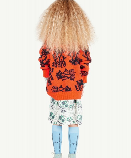 The animals observatory（ジ・アニマルズ・オブザーバトリー）の「The Animals Observatory / ロゴソックス（ソックス/靴下・キッズ・レッド/ダークブルー/イエロー/ブルー・19-21cm/17-19cm/14-16cm）」の8枚目の写真