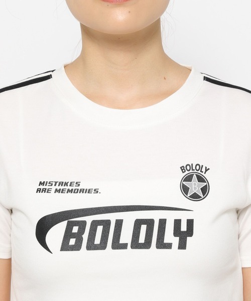 3.3 Field Trip （3.3フィールドトリップ）の「3.3 Field Trip／ラインロゴクロップT（Tシャツ/カットソー・レディース・ネイビー/ブラック/ホワイト・FREE）」の8枚目の写真