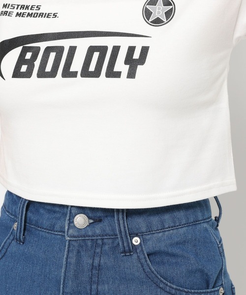 3.3 Field Trip （3.3フィールドトリップ）の「3.3 Field Trip／ラインロゴクロップT（Tシャツ/カットソー・レディース・ネイビー/ブラック/ホワイト・FREE）」の11枚目の写真