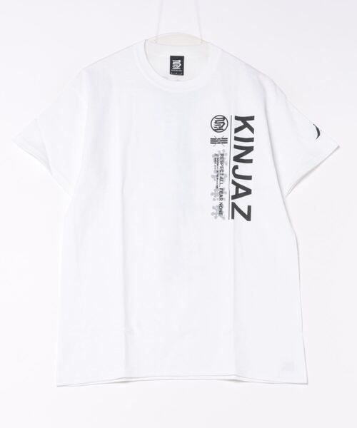 B.I.D.(ビーアイディー)の「《KINJAZ》Graphic T(Tシャツ/カットソー・メンズ・ホワイト/ブラック・MEDIUM/LARGE)」の2枚目の写真