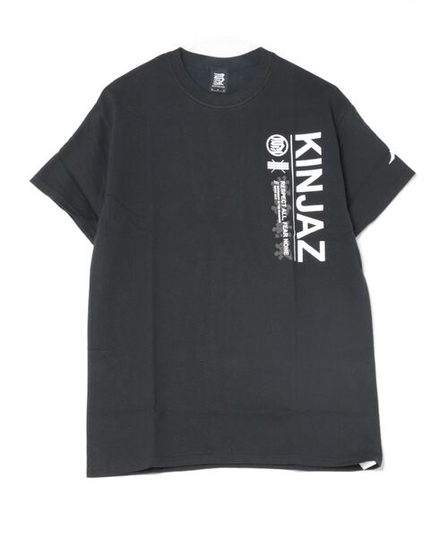 B.I.D.(ビーアイディー)の「《KINJAZ》Graphic T(Tシャツ/カットソー・メンズ・ホワイト/ブラック・MEDIUM/LARGE)」の1枚目の写真