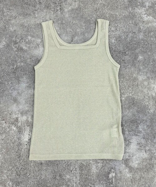 fredy emue（フレディエミュ）の「ラメテレコ/ボーダー２WAY タンクトップ（タンクトップ・レディース・アイボリー/ブラウン系その他/ブラック/ライトグレー/ブラック系その他・38）」の12枚目の写真