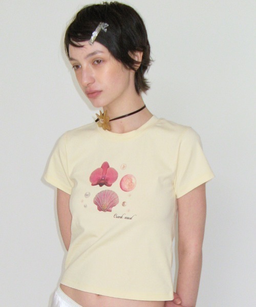 セール】SHELL PRINTING TOP（Tシャツ/カットソー）｜CRANK