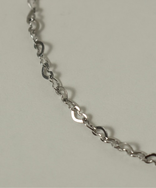 ORLEAN（オルレアン）の「金属アレルギー対応 ハートチェーンアンクレット サージカルステンレス（アンクレット・レディース・ゴールド/シルバー・フリー）」の4枚目の写真