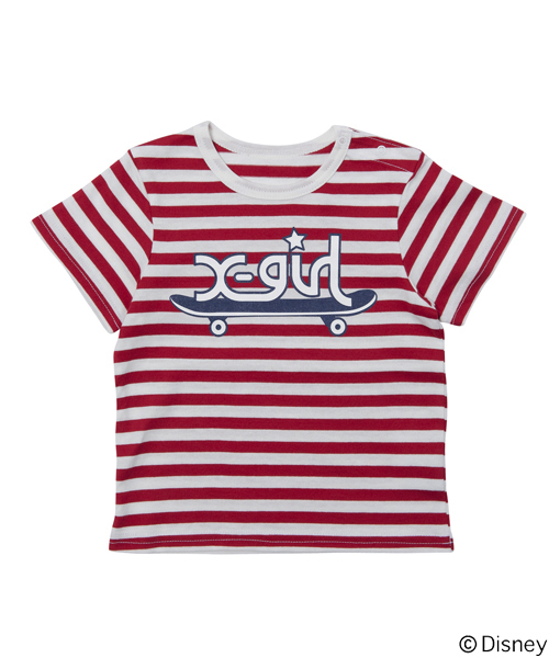 X-girl Stages（エックスガールステージス）の「MICKEY/S/S TEE SKATEBOARD（12M～3T）（Tシャツ/カットソー・キッズ・ブラック/レッド/ブルー・12M/2T/3T）」の9枚目の写真