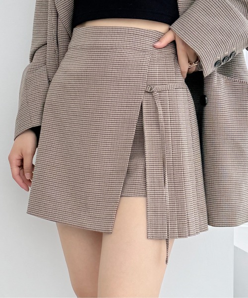 ラップミニスカート ラップディティールミニスカート