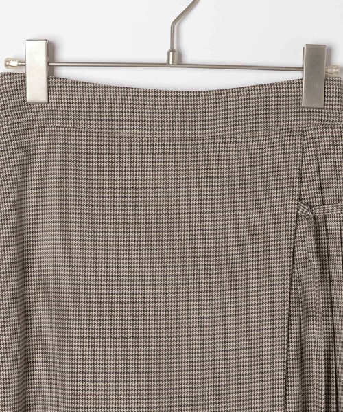 Heather（ヘザー）の「プリーツラップミニスカート　140752（スカート・レディース・グレー系その他/ベージュ系その他/チャコールグレー・M/S）」の5枚目の写真